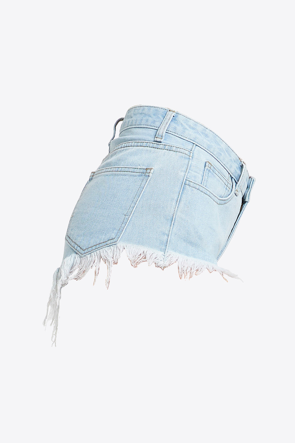 Frayed Denim Shorts