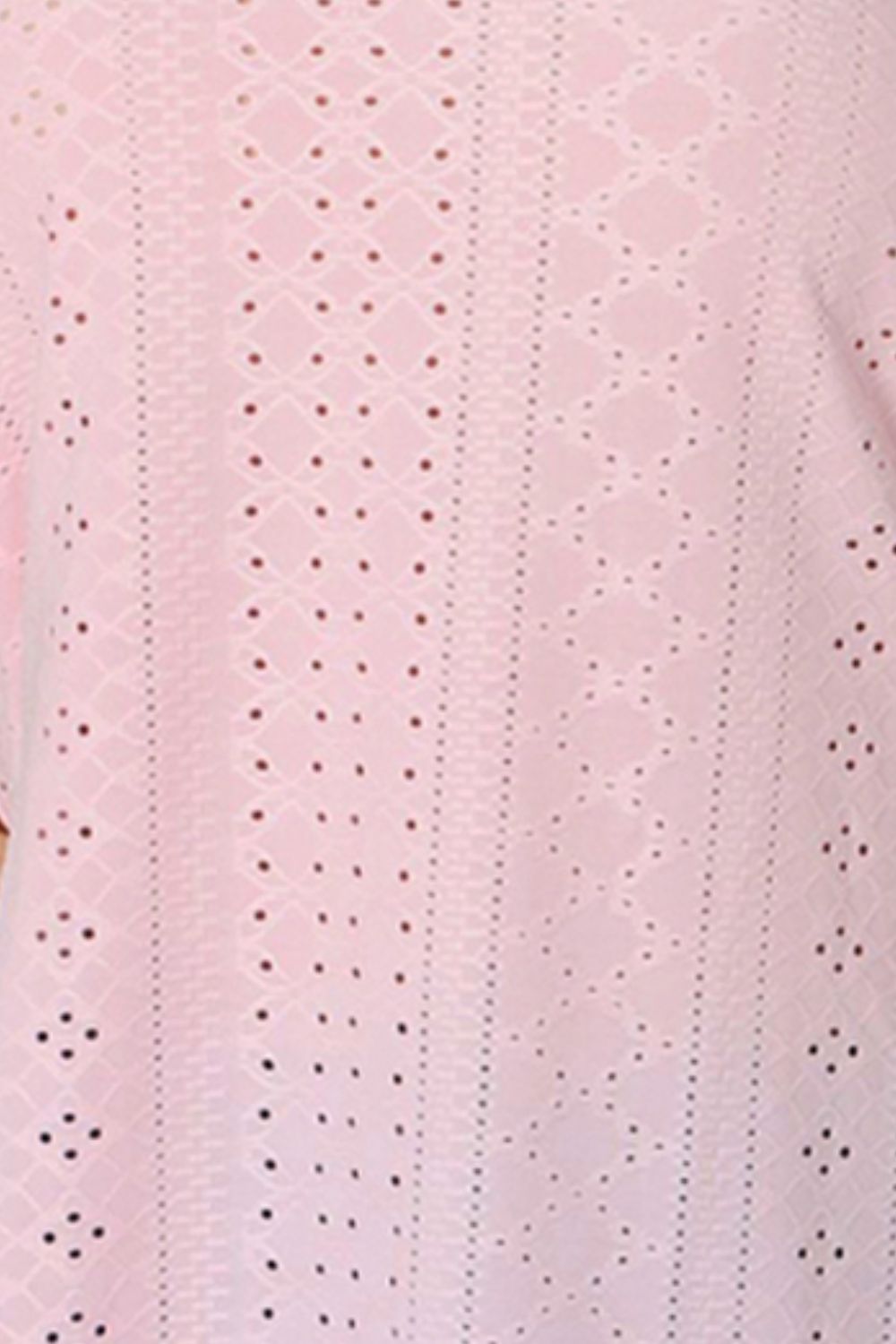 Camisola con escote redondo y ojales