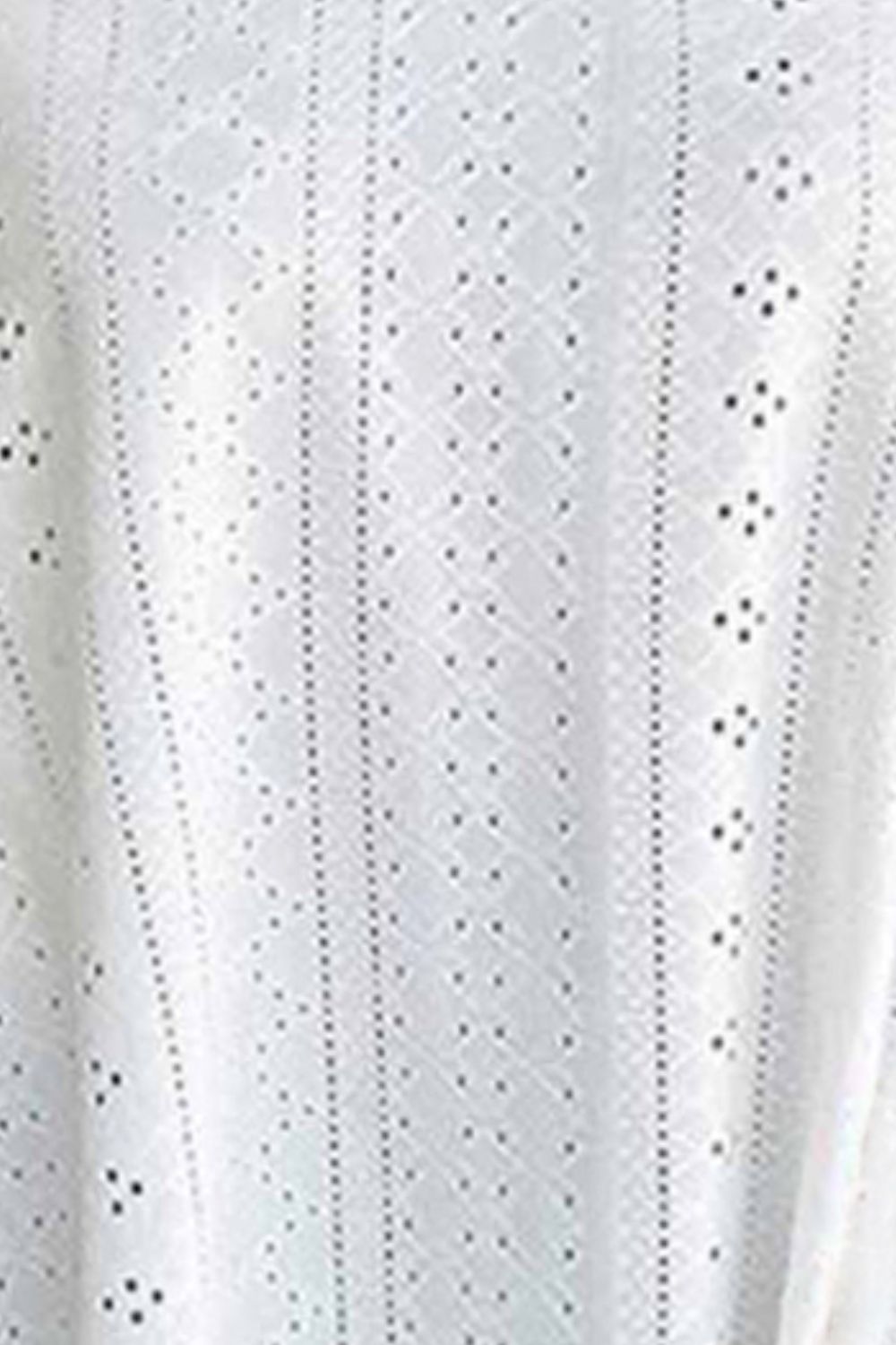 Camisola con escote redondo y ojales